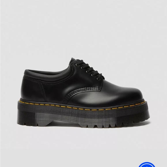 Dr Martens 8053 LEATHER PLATFORM CASUAL SHOES - Picture 3 of 7